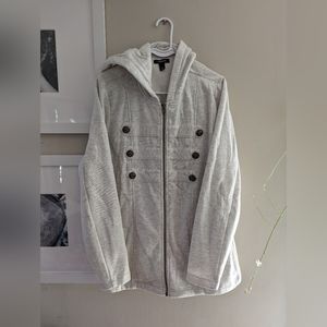 Torrid Sweatshirt Jacket with Hood and Button Details Torrid Size 1